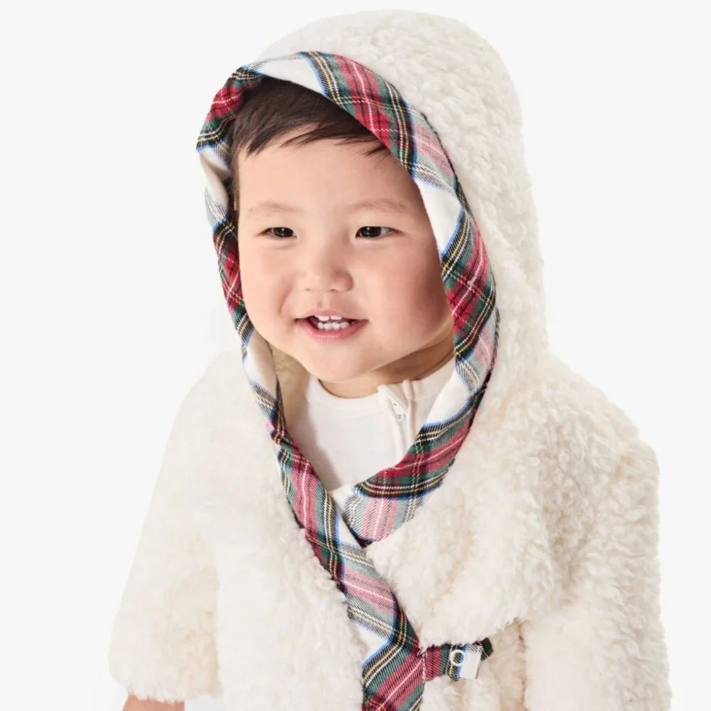 Pottery Barn Stewart Plaid Nursery Robe (3-9 months)